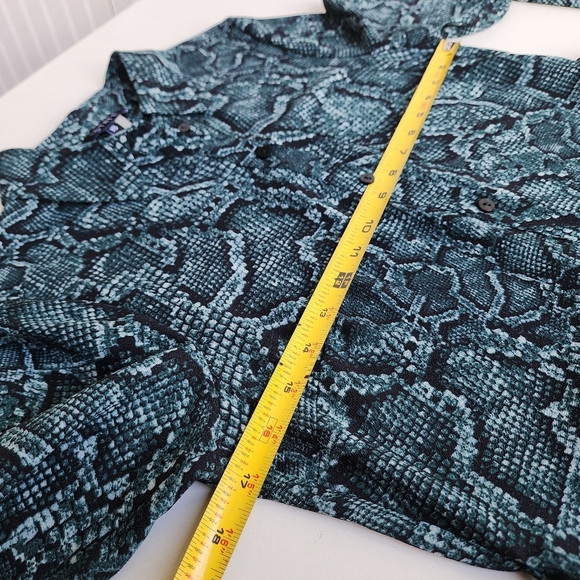 $139 1. STATE Green Wild Thing Python Snake Shirt Idiot Dress Pink Reptile Sz XS - Picture 12 of 16